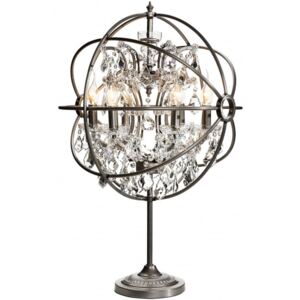 ROME CRYSTAL Table Lamp - Natural Iron/Crystal