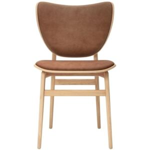 ELEPHANT Dining Chair, Natural/Leather: Vintage Leather, Rust 21002