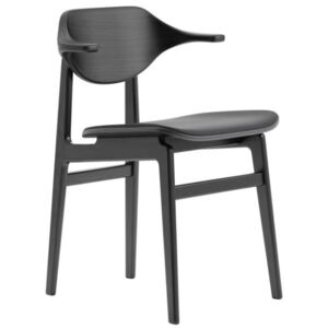 BUFFALO Dining Chair - Black/Leather: Vintage Leather, Antracit 21003