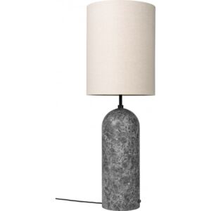 GRAVITY Floor Lamp XL High - Grey Marble/Canvas