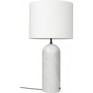 GRAVITY Floor Lamp XL Low - White Marble/White
