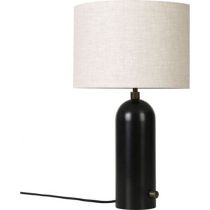 GRAVITY Table Lamp Small - Black/Canvas