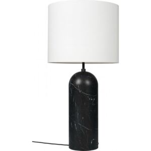 GRAVITY Floor Lamp XL Low - Black Marble/White