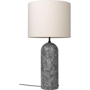 GRAVITY Floor Lamp XL Low - Grey Marble/Canvas