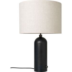GRAVITY Table Lamp Large - Black/Canvas