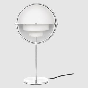 MULTI-LITE Table Lamp - Chrome/White
