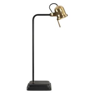 LEIPZIG Table Lamp - Black/Antique Brass