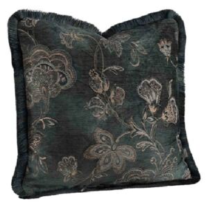 MIRALAGO FLOWER Cushioncover with fringe - Apatit 60x60cm