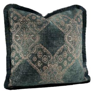 MIRALAGO PAISLEY Cushioncover with fringe - Apatit 50x50cm