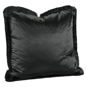 DORSIA Cushioncover with fringe - Black 50x50cm