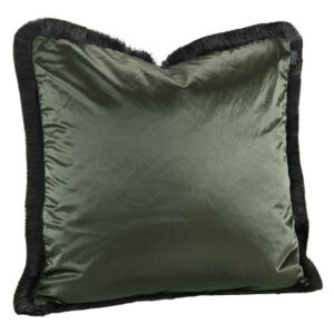 DORSIA Cushioncover with fringe - Green 50x50cm