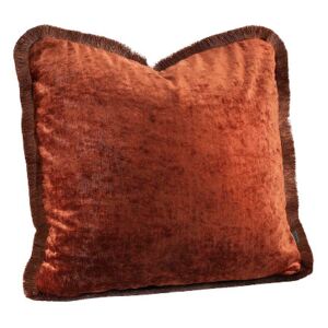 GARDA VELVET Cushioncover with fringe - Rosso 50x50cm