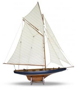 Old Sailor Modellbåt Columbia segelbåt - Mahogny