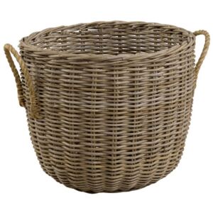 STORAGE with hemp handles Basket - Kubu Grey