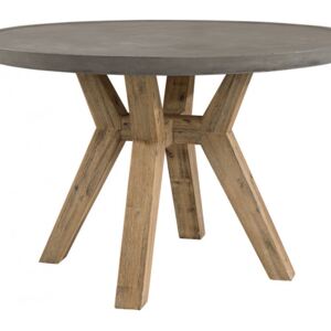 TONGA Dining Table - Light Concrete Grey Ø130cm