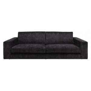 SENNA Sofa 3-sits - Velvet Dark Grey 285cm