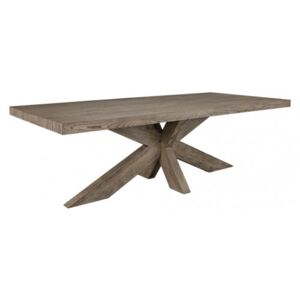 HUNTER Rect Dining Table - Antique Grey 240x110cm
