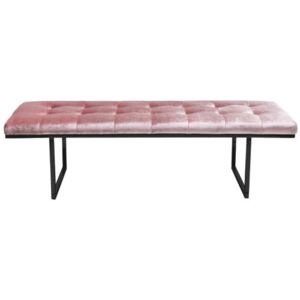 FIONA Bench - Orchid Pink/Black Finish