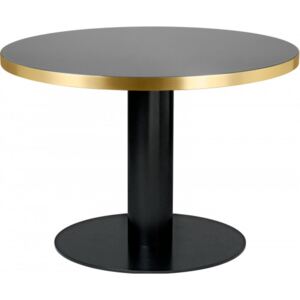 GUBI 2.0 Dining Table - Round Ø110cm Black/Grey Glass