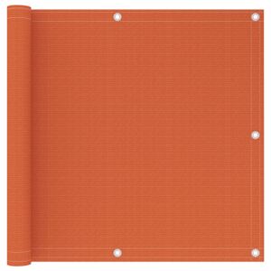 VidaXL Balkongskärm orange 90x400 cm HDPE