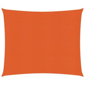 VidaXL Solsegel 160 g/m² orange 2,5x2,5 m HDPE