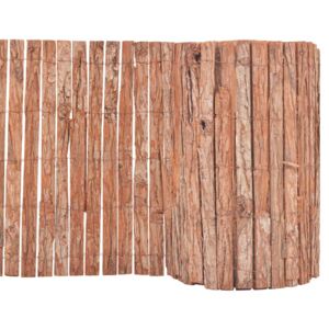 VidaXL Stängsel bark 1000x50 cm