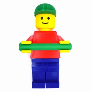 CherrysC Toalettpappershållare för barn Lego 35 cm lång