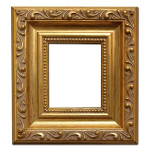 Steve Art Gallery Innermått 7x8 cm eller 2 3/4 x 3 1/8 tum, fotoram i guld