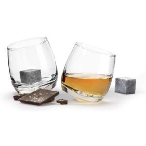 Sagaform Giftset Club whiskeyglas & whiskey stenar