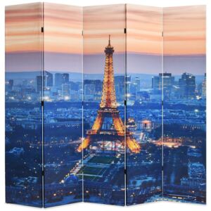 VidaXL Vikbar rumsavdelare Paris i nattetid 200x170 cm