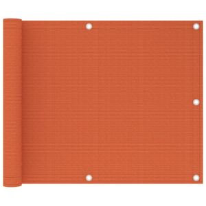 VidaXL Balkongskärm orange 75x300 cm HDPE