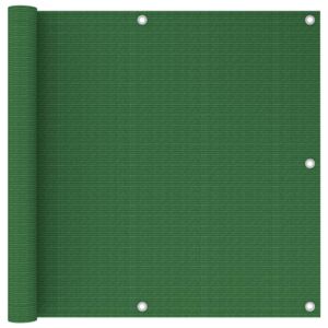 VidaXL Balkongskärm ljusgrön 90x300 cm HDPE