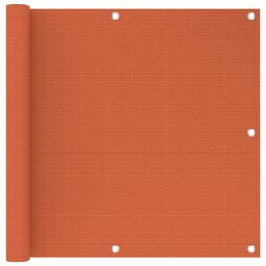 VidaXL Balkongskärm orange 90x500 cm HDPE