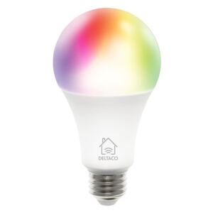 Deltaco , Smart RGB Glödlampa - E27