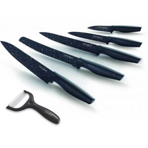 Royalty Line RL-MB5; Non-Stick coating Knife Set 5PCS Black - qprod.se - alltid fri frakt vid order över 800:-