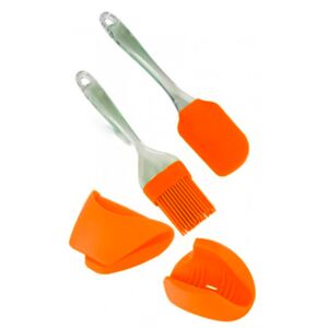 Euro Lady EL-4KHS: 4 Pieces Baking Tools Orange - qprod.se - alltid fri frakt vid order över 800:-