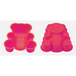 Blaumann BL-1274; Silicone cake mold shaped bear Pink - qprod.se - alltid fri frakt vid order över 800:-