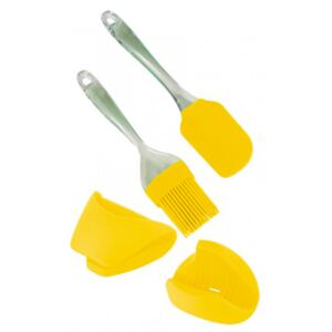 Euro Lady EL-4KHS: 4 Pieces Baking Tools Yellow - qprod.se - alltid fri frakt vid order över 800:-