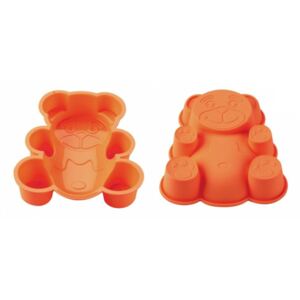 Blaumann BL-1274; Silicone cake mold shaped bear Orange - qprod.se - alltid fri frakt vid order över 800:-