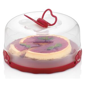 Herzberg HG-L501: Caramel Cake Dome Red - qprod.se - alltid fri frakt vid order över 800:-