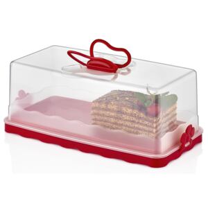 Herzberg HG-L575: Baton Cake Dome Red - qprod.se - alltid fri frakt vid order över 800:-