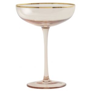 GOLDIE cocktail glass w. gold rim