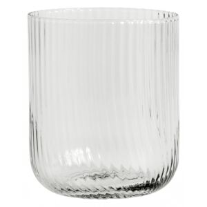 RILLY drinking glass, clear