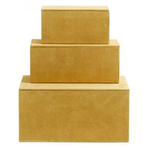 BOX set/3, warm yellow