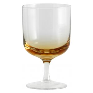 JOG white wine glass, clear/amber