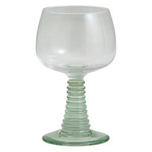 GORM wineglass, light green stem