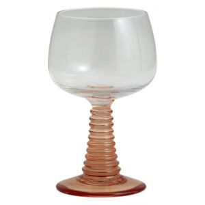 GORM wineglass, pink stem
