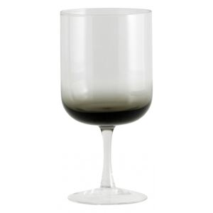 JOG red wine glass, clear/black