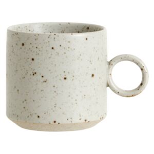GRAINY cup w. handle, sand
