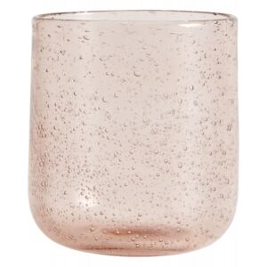 MAROC drinking glass, light pink